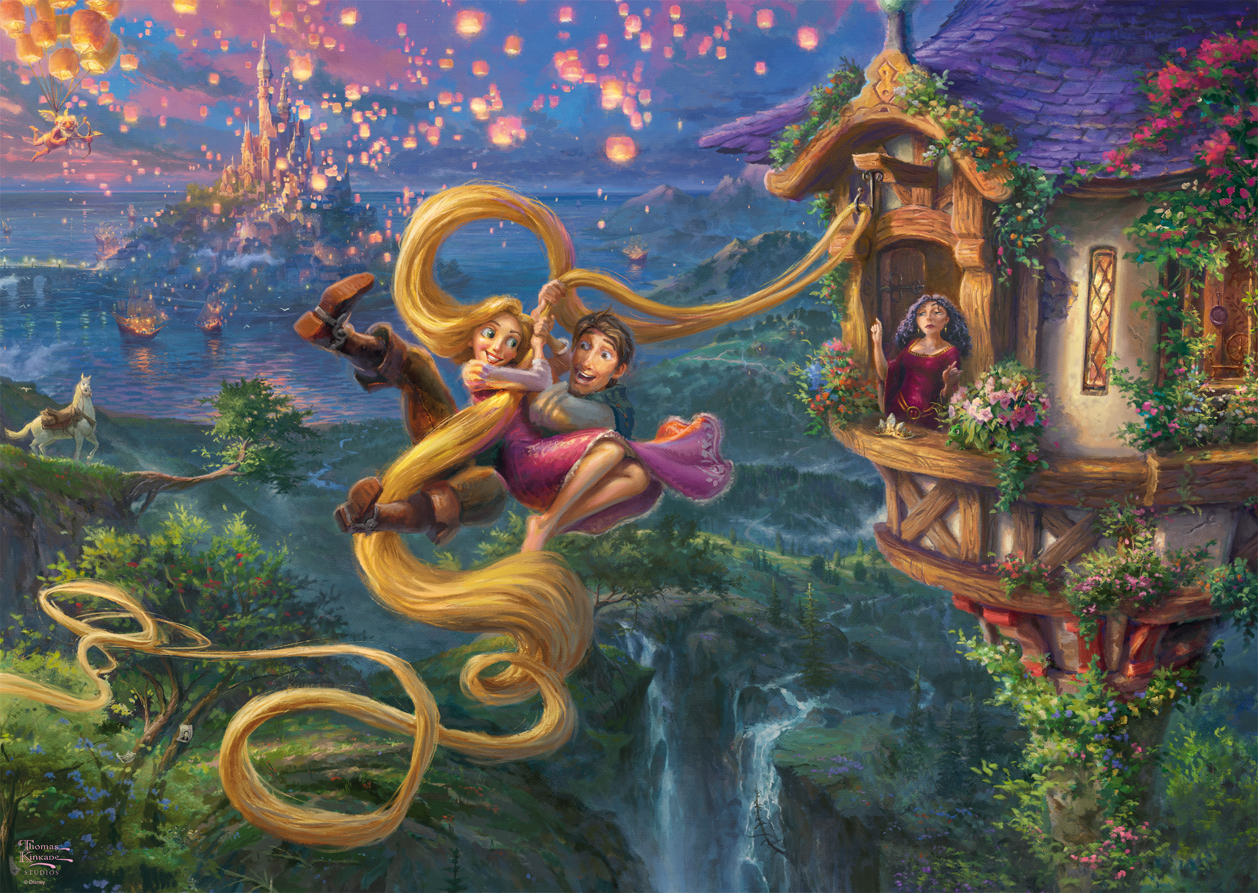 Rapunzel Tangled Disney Puslespil 1000 Brikker