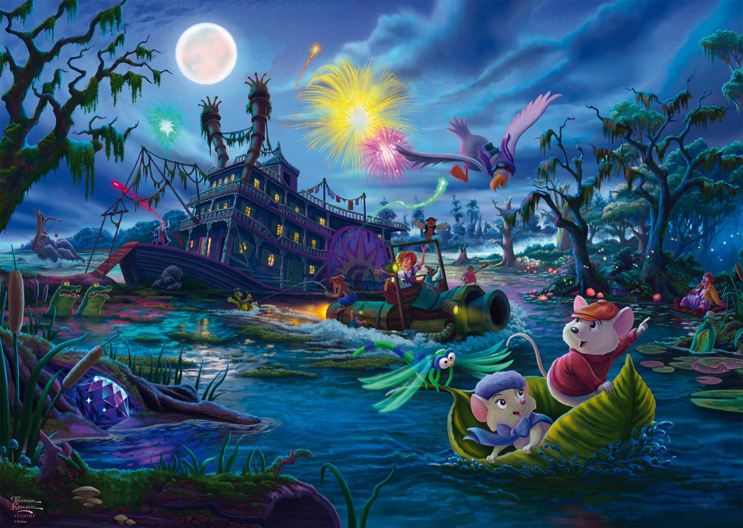 The Rescuers Disney Puslespil 1000 Brikker