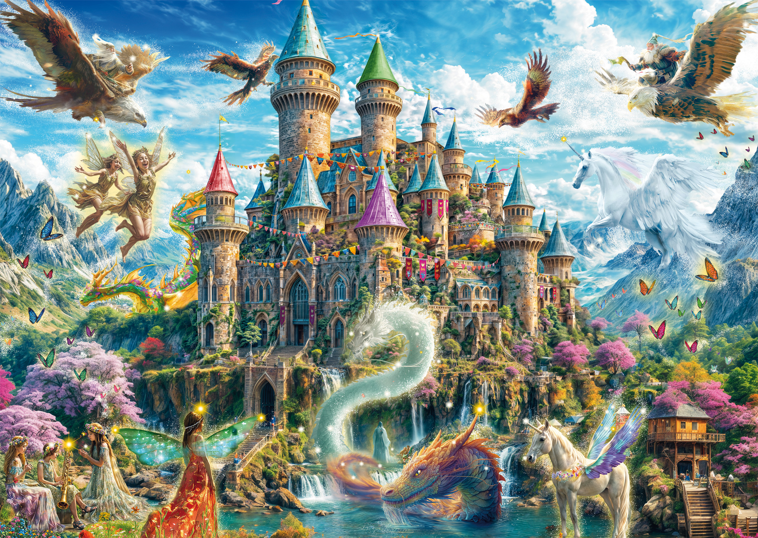Magic Castle Puslespil 1000 Brikker