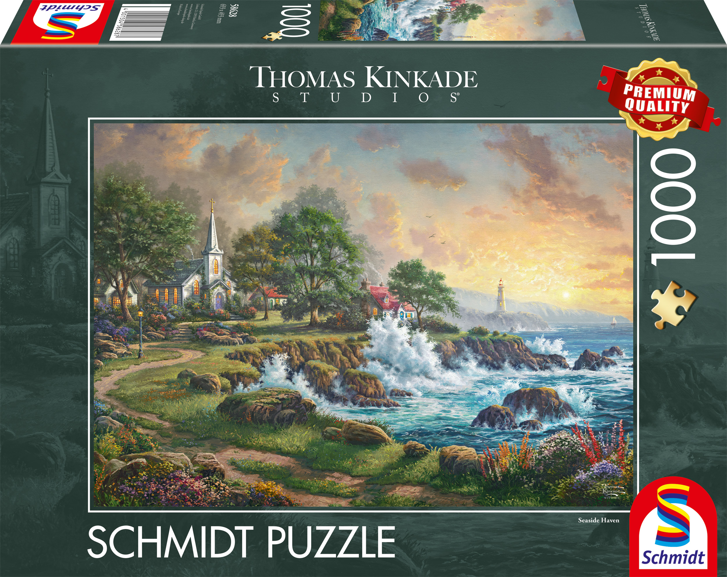 Alternative view of Seaside Haven Puslespil 1000 Brikker
