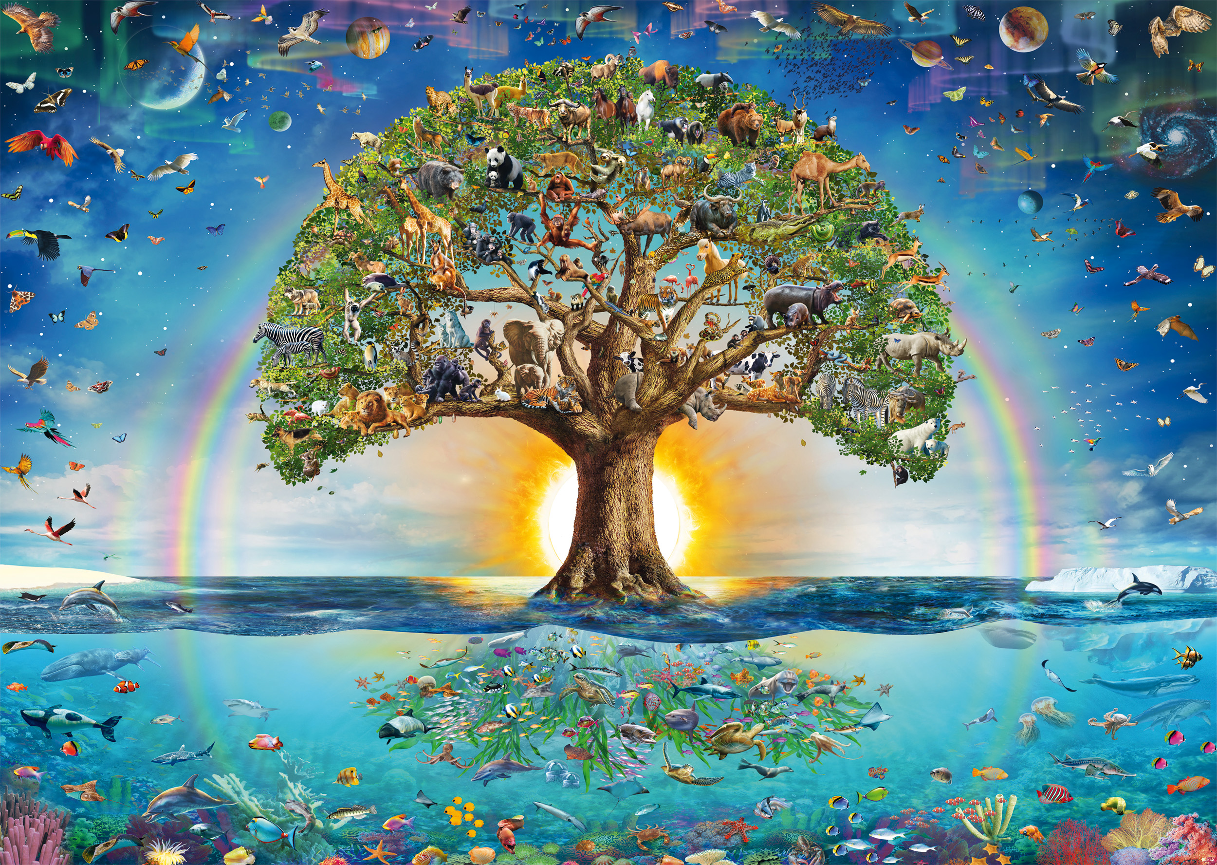 Magic of the Tree of Life Puslespil 1000 Brikker