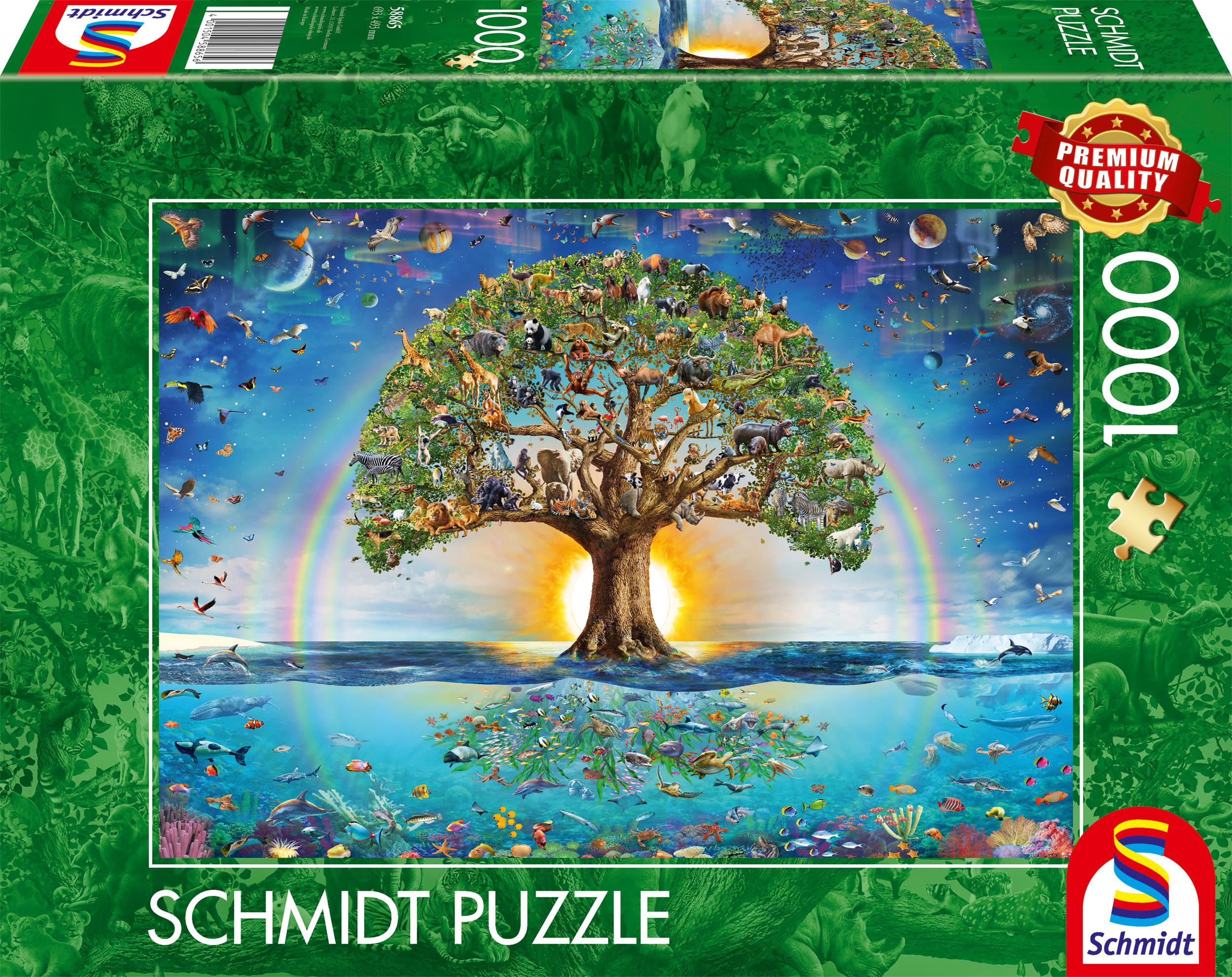 Alternative view of Magic of the Tree of Life Puslespil 1000 Brikker