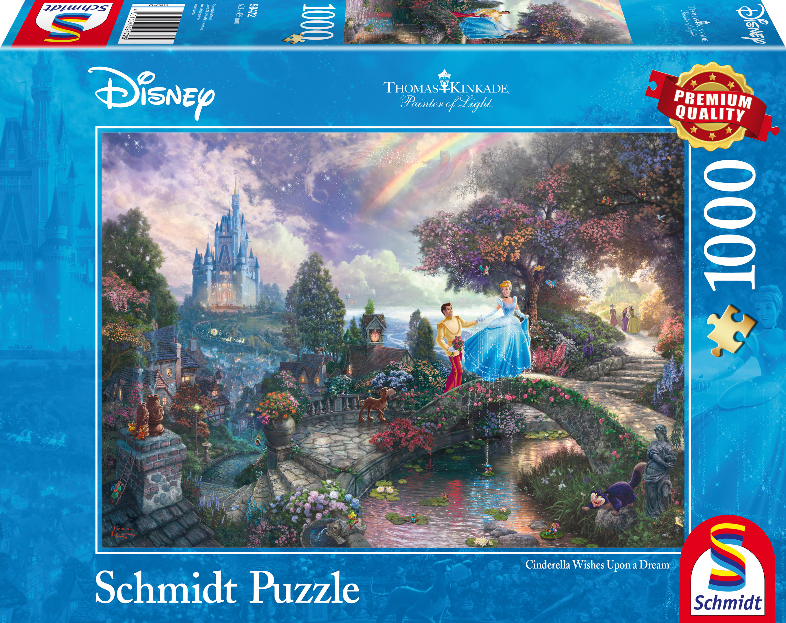 Disney Cinderella Puslespil 1000 Brikker - Billede 2