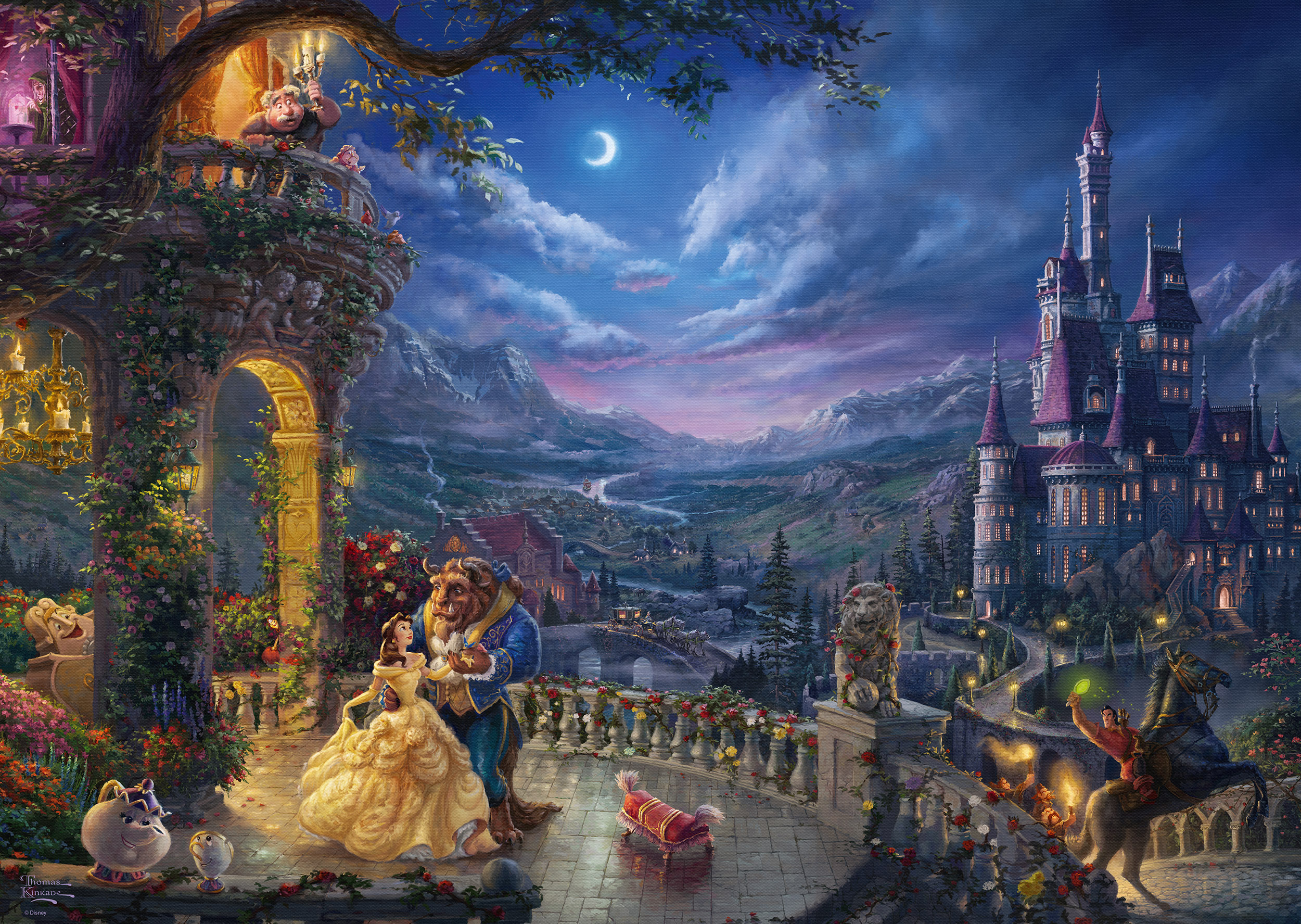 Disney Beauty and the Beast Puslespil 1000 Brikker