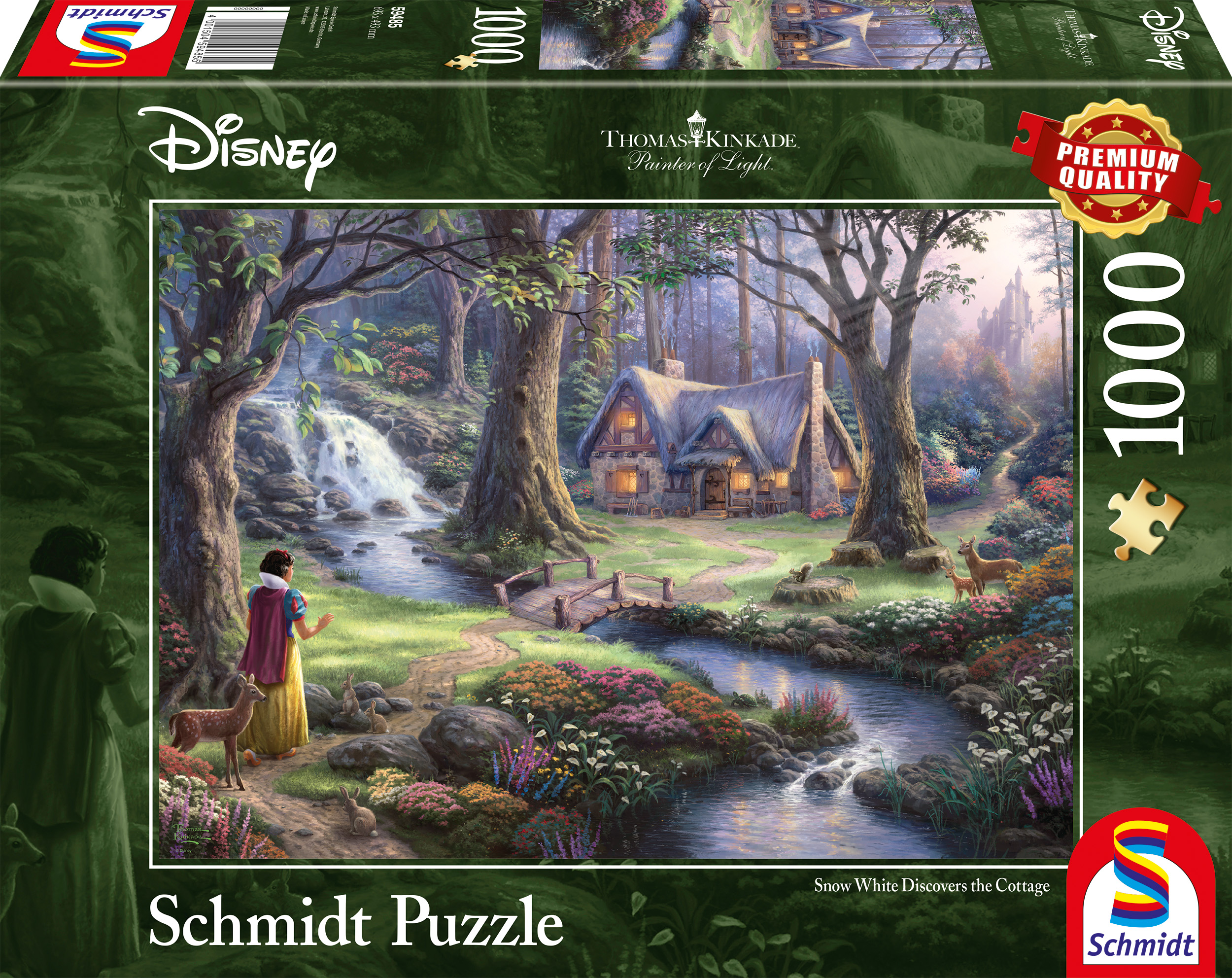 Alternative view of Disney Snow White Puslespil 1000 Brikker