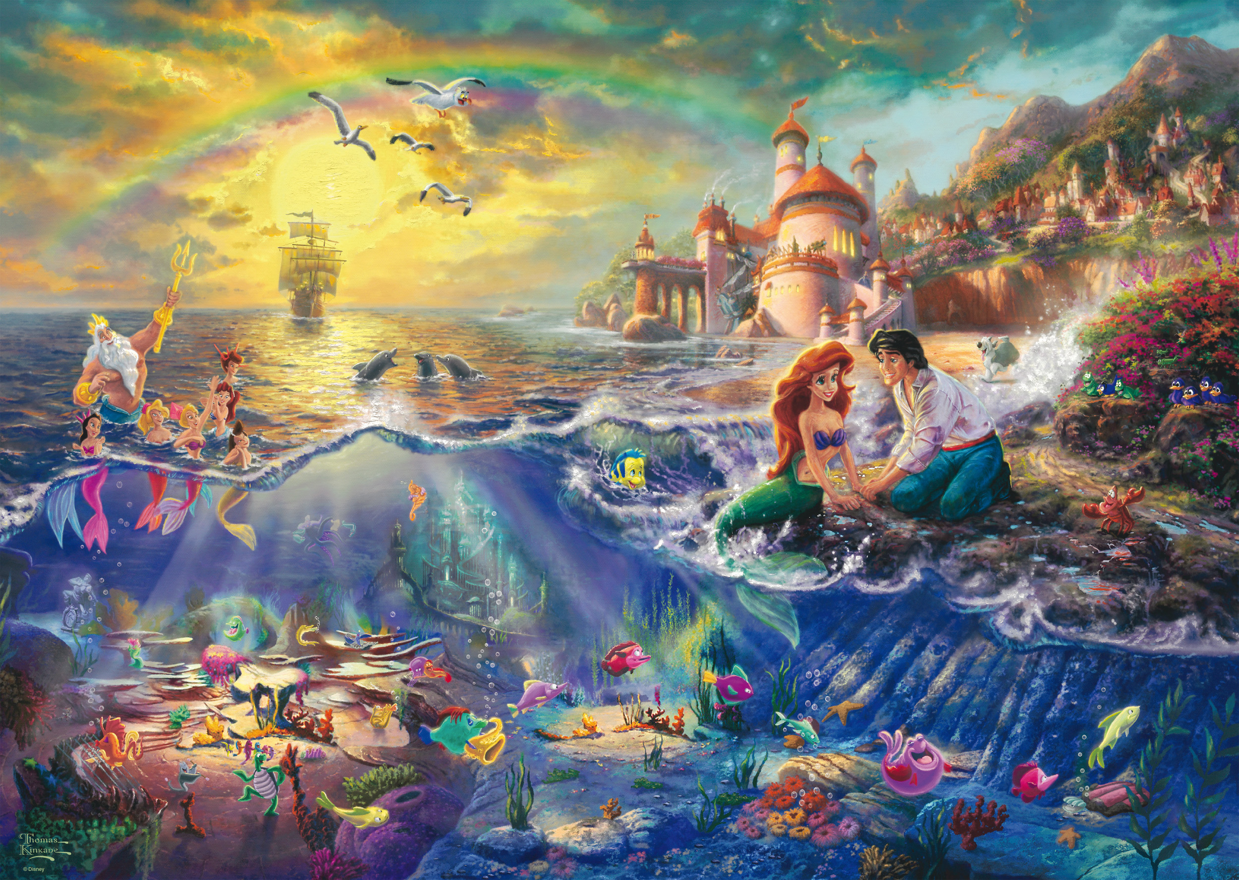 Disney The Little Mermaid Puslespil 1000 Brikker