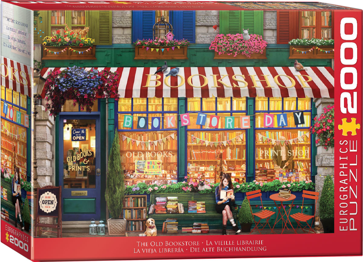 Alternative view of Old Bookstore Puslespil 2000 Brikker