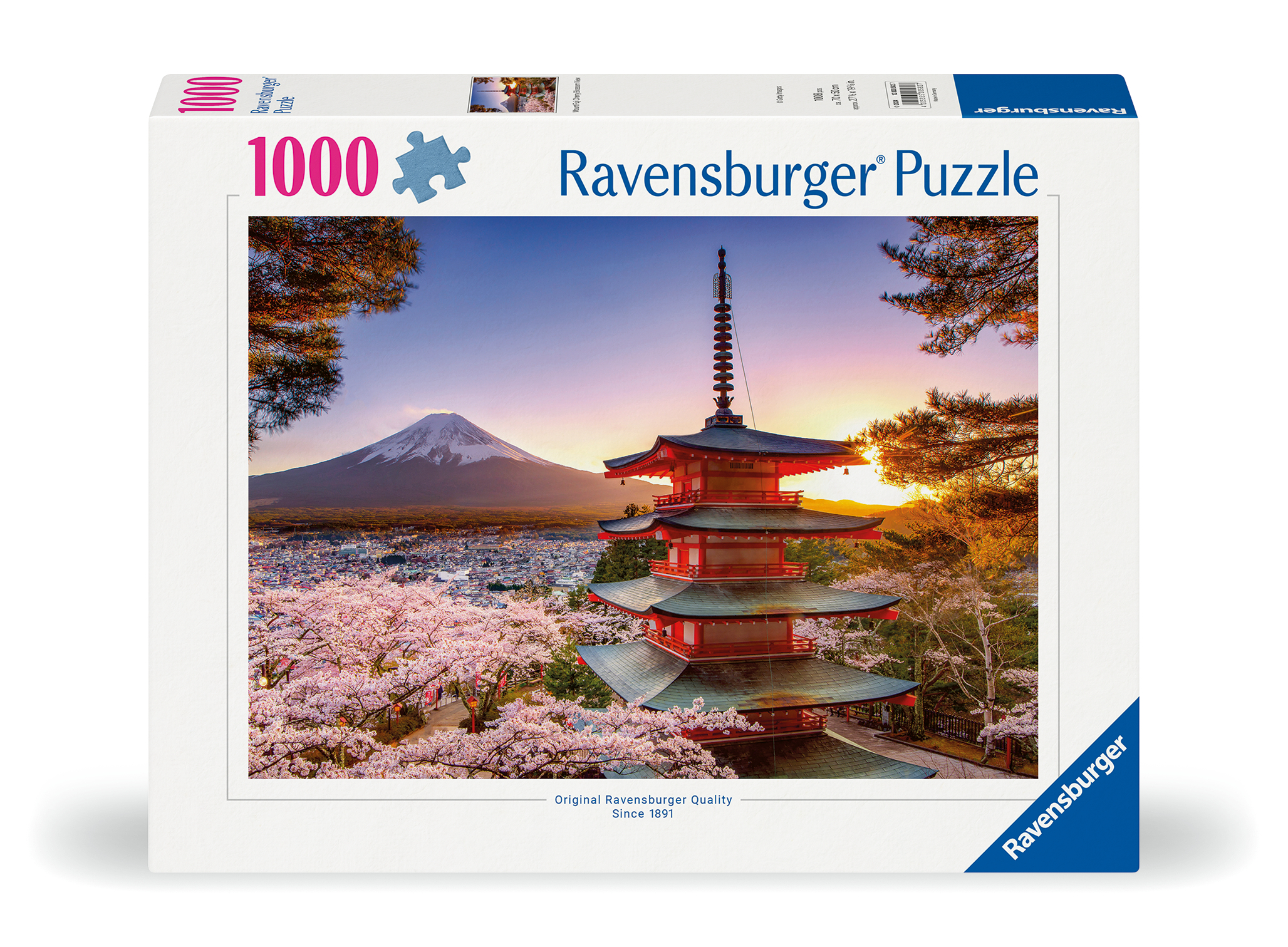 Alternative view of Cherry Blossoms Japan Puslespil 1000 Brikker