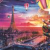Mickey and Minnie in Paris Puslespil 1000 Brikker
