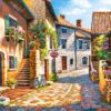 Rue de Village Puslespil 1000 Brikker