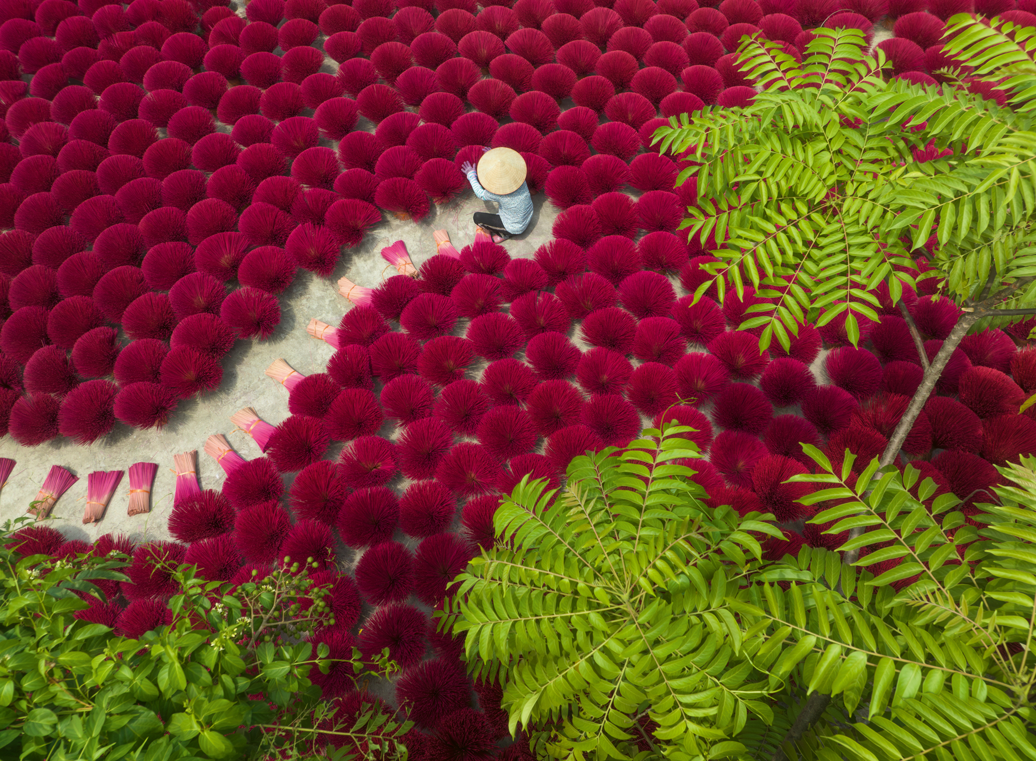 A Sea of Red – Ravensburger Puslespil med 500 Brikker