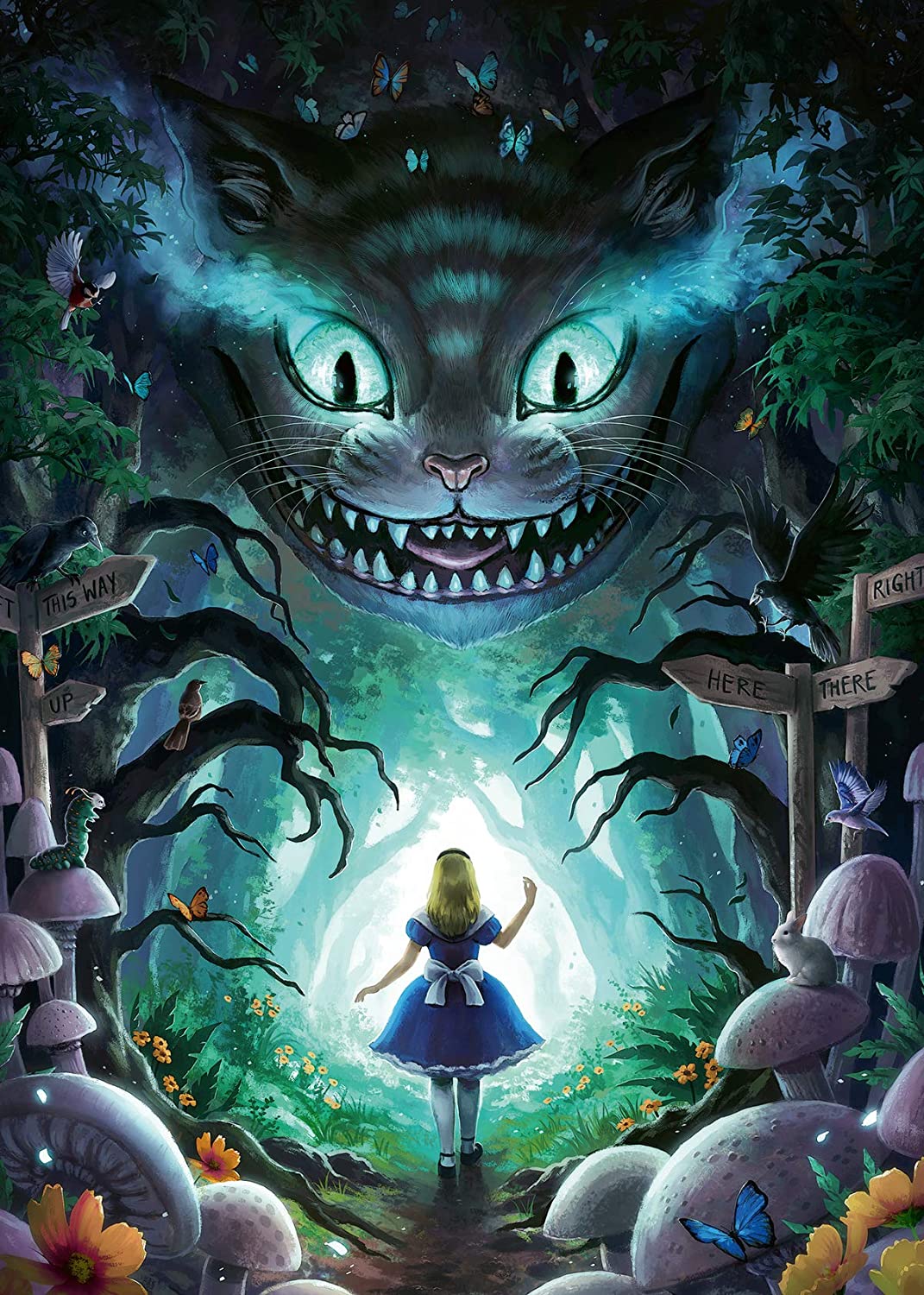 Alice in Wonderland – Ravensburger Puslespil med 1000 Brikker