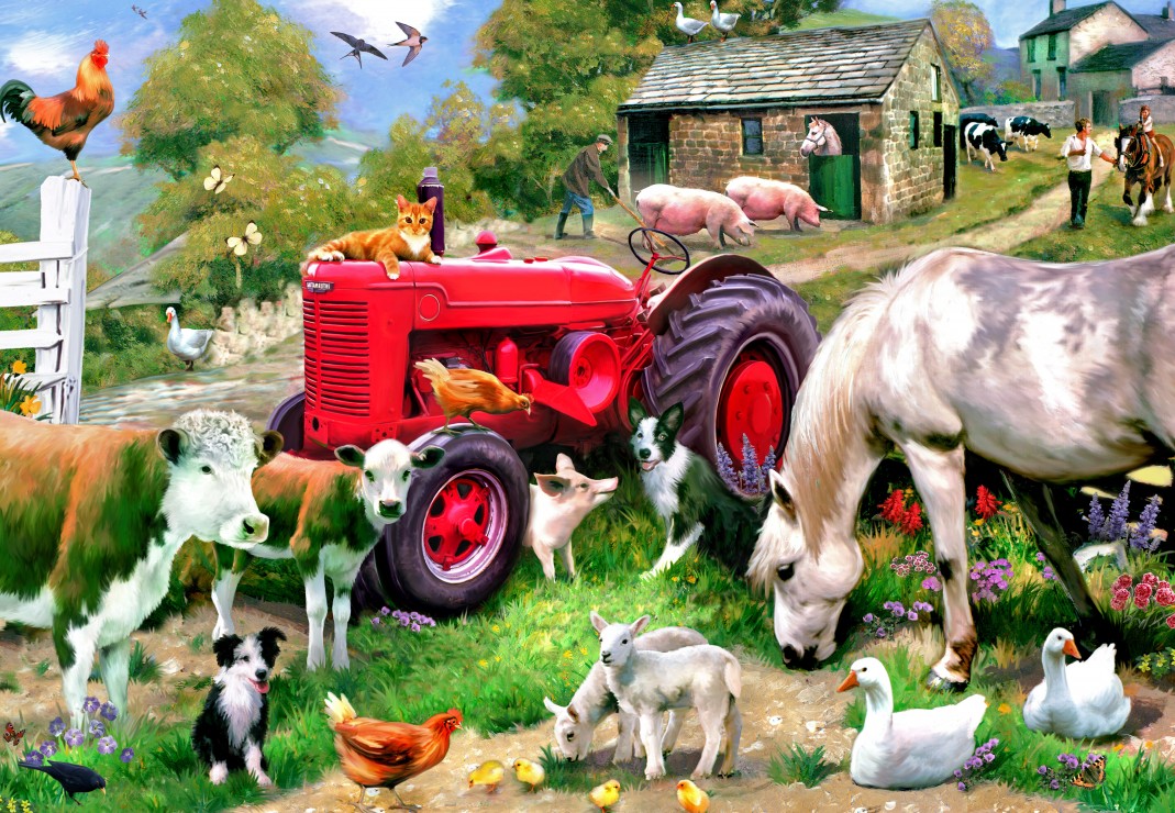 At the Farm – Alipson Puslespil 1000 Brikker