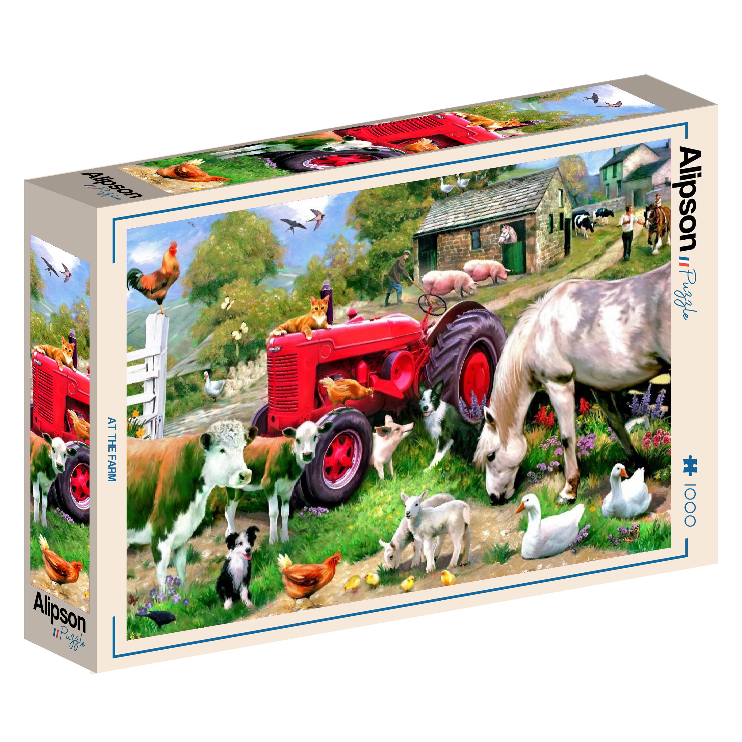 Alternative view of At the Farm Puslespil 1000 Brikker