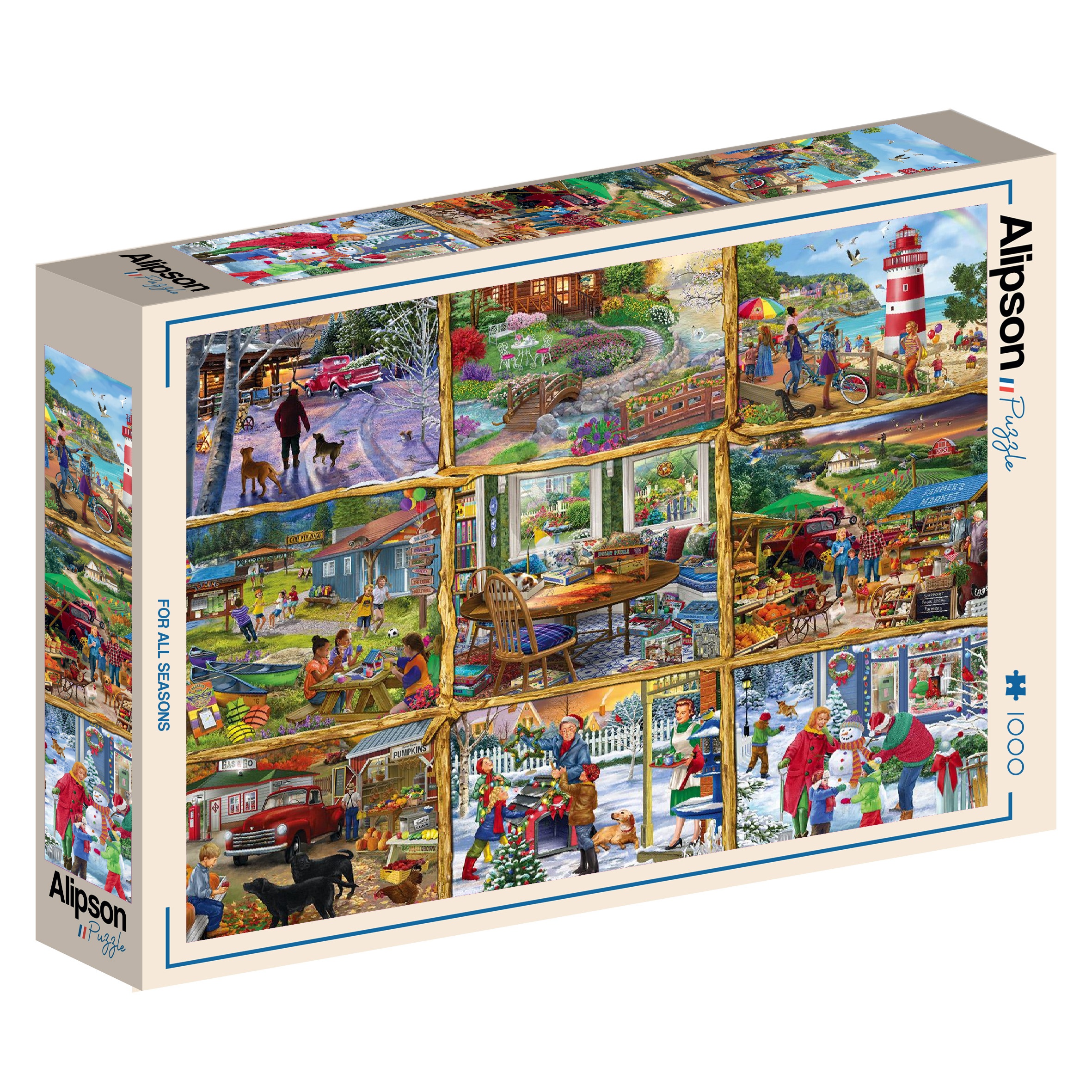 Alternative view of For All Seasons Puslespil 1000 Brikker