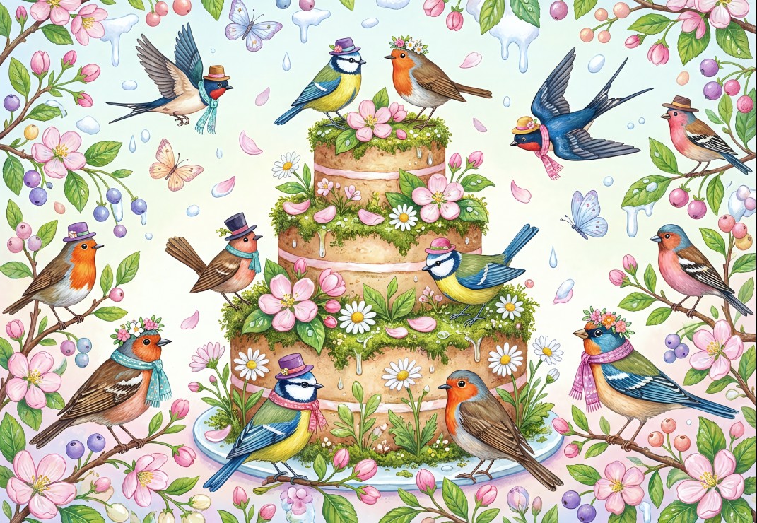 Spring Joy – Alipson Puslespil 1000 Brikker