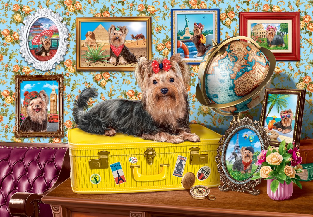 Yorkshire Terrier Puppy – Alipson Puslespil 1000 Brikker