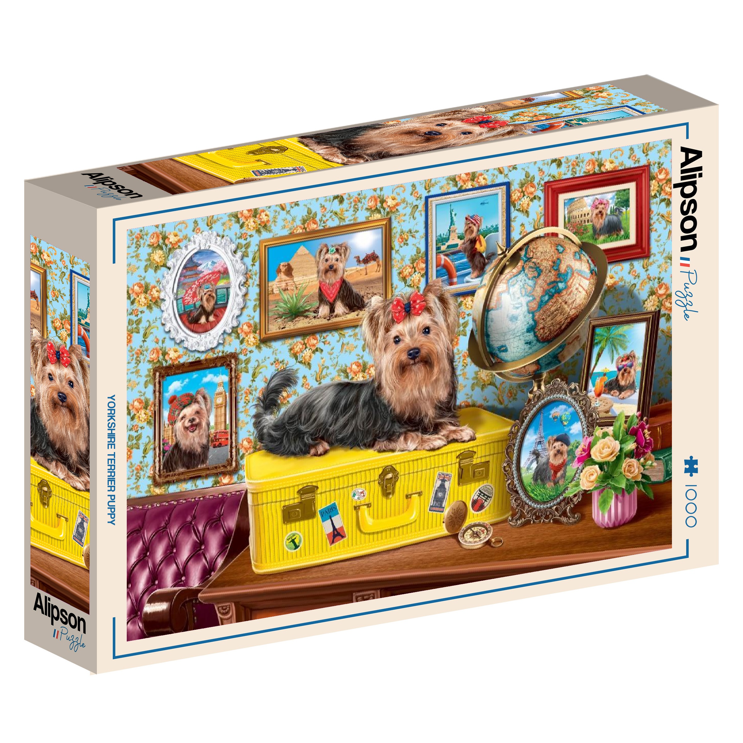 Alternative view of Yorkshire Terrier Puppy Puslespil 1000 Brikker