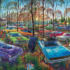 Auto Graveyard – Art Puzzle Puslespil 1000 Brikker