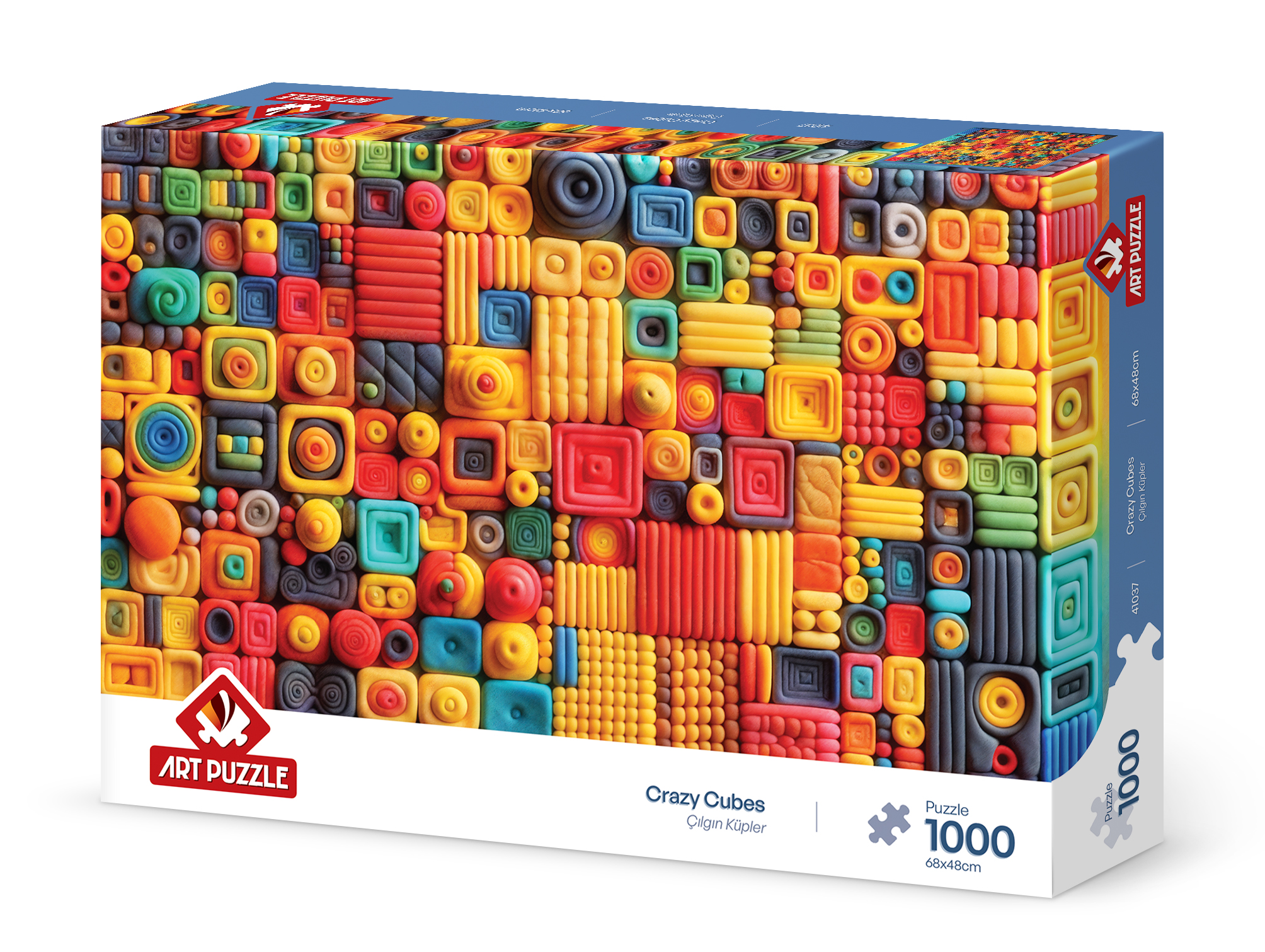 Crazy Cubes Puslespil 1000 Brikker - Billede 2