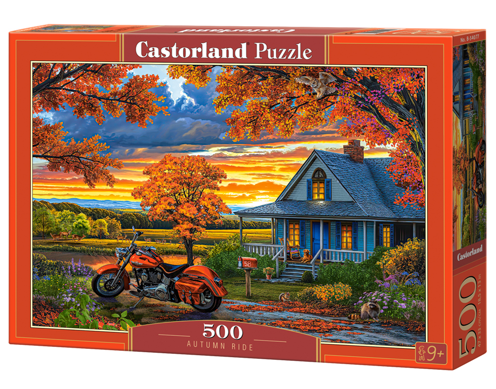 Alternative view of Autumn Ride Puslespil 500 Brikker