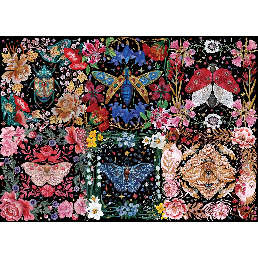 Blooming Beetles – Gibsons Puslespil 1000 Brikker