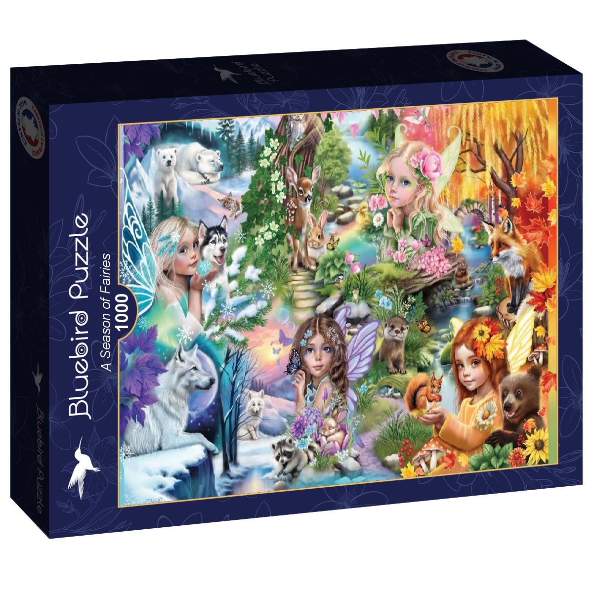 Alternative view of Season of Fairies Puslespil 1000 Brikker