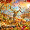 Animals in the Fall – Bluebird Puslespil med 1000 Brikker