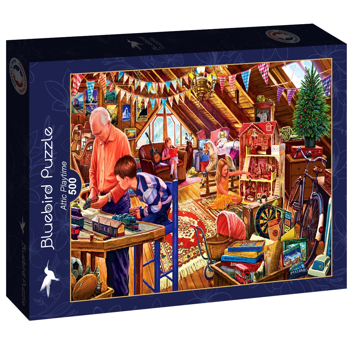 Alternative view of Attic Playtime Puslespil 500 Brikker