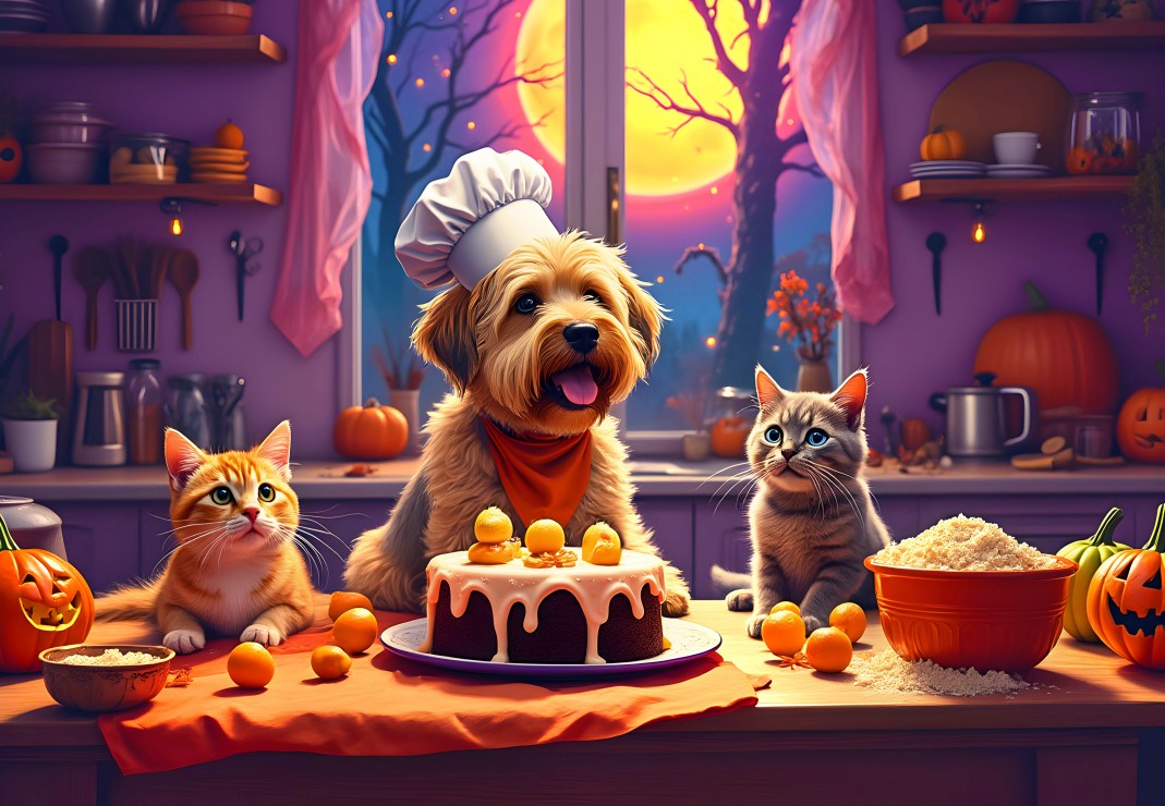 Baking for Halloween – Bluebird Puslespil 1000 Brikker