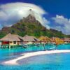 Bora Bora, Tahiti – Bluebird Puslespil med 500 Brikker