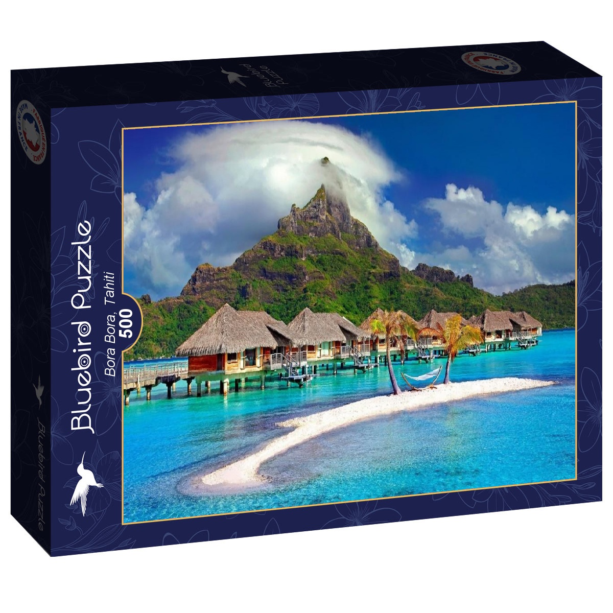Alternative view of Bora Bora, Tahiti Puslespil 500 Brikker