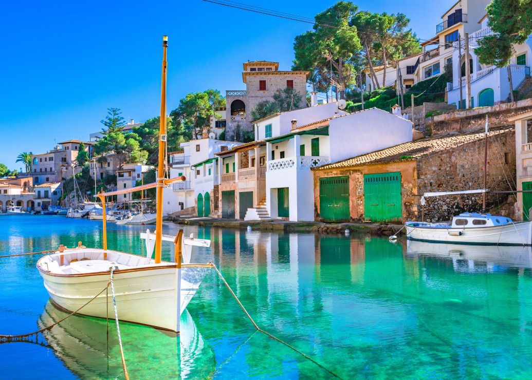 Cala Figuera Fishing Port, Majorca – Bluebird Puslespil med 500 Brikker