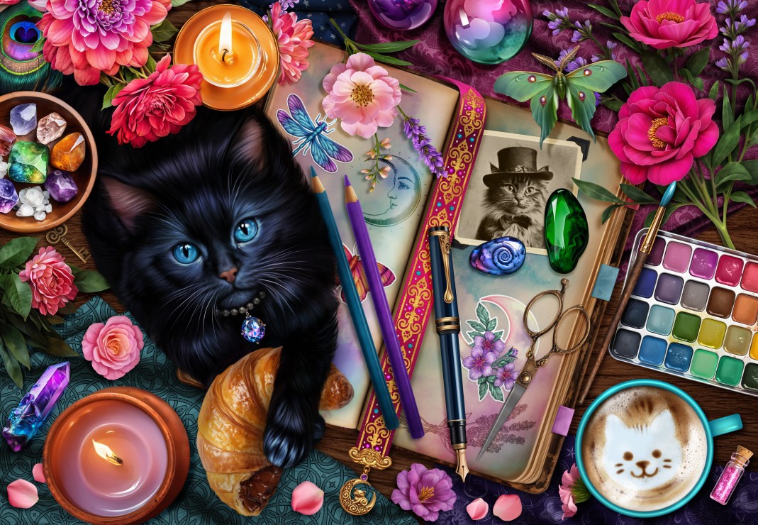 Crafty Cats – Bluebird Puslespil 1000 Brikker