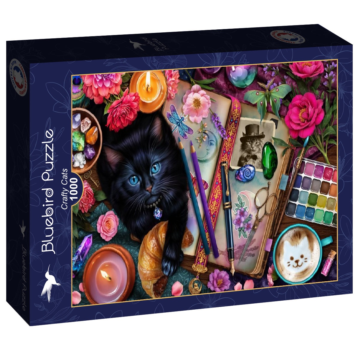 Alternative view of Crafty Cats Puslespil 1000 Brikker