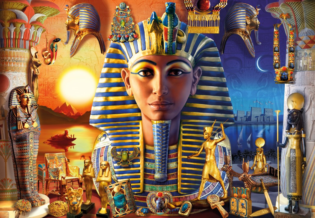 Egyptian Treasures – Bluebird Puslespil med 1000 Brikker