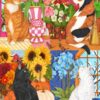 Four Seasons of Cats – Bluebird Puslespil 1000 Brikker