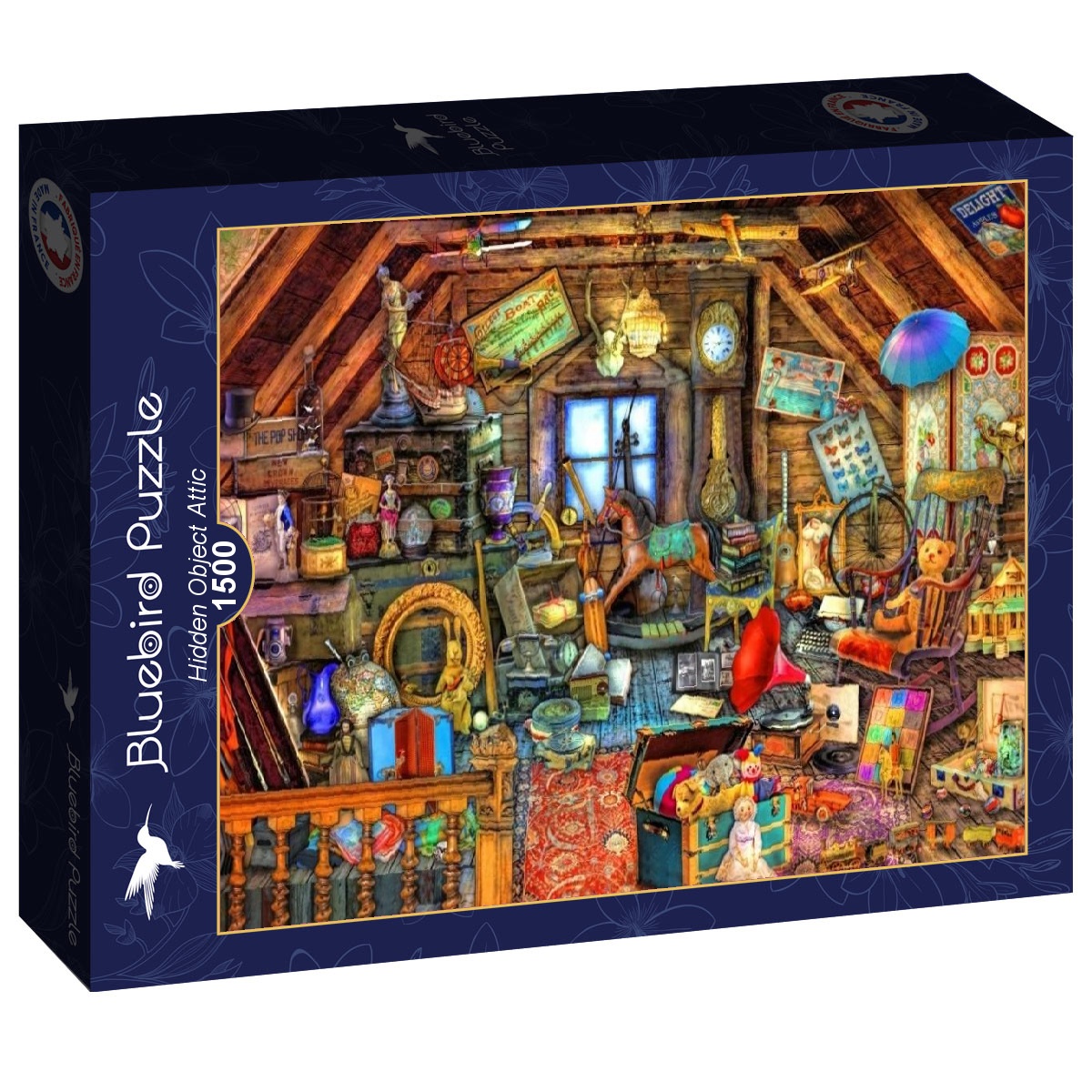 Alternative view of Hidden Object Attic Puslespil 1500 Brikker
