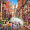 Hot Summer Days NYC – Bluebird Puslespil med 500 Brikker