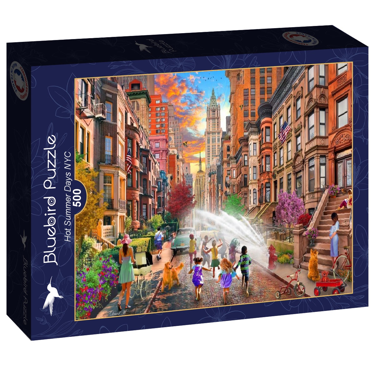 Alternative view of Hot Summer Days NYC Puslespil 500 Brikker