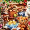 Kittens in the Potting Shed – Bluebird Puslespil 1000 Brikker
