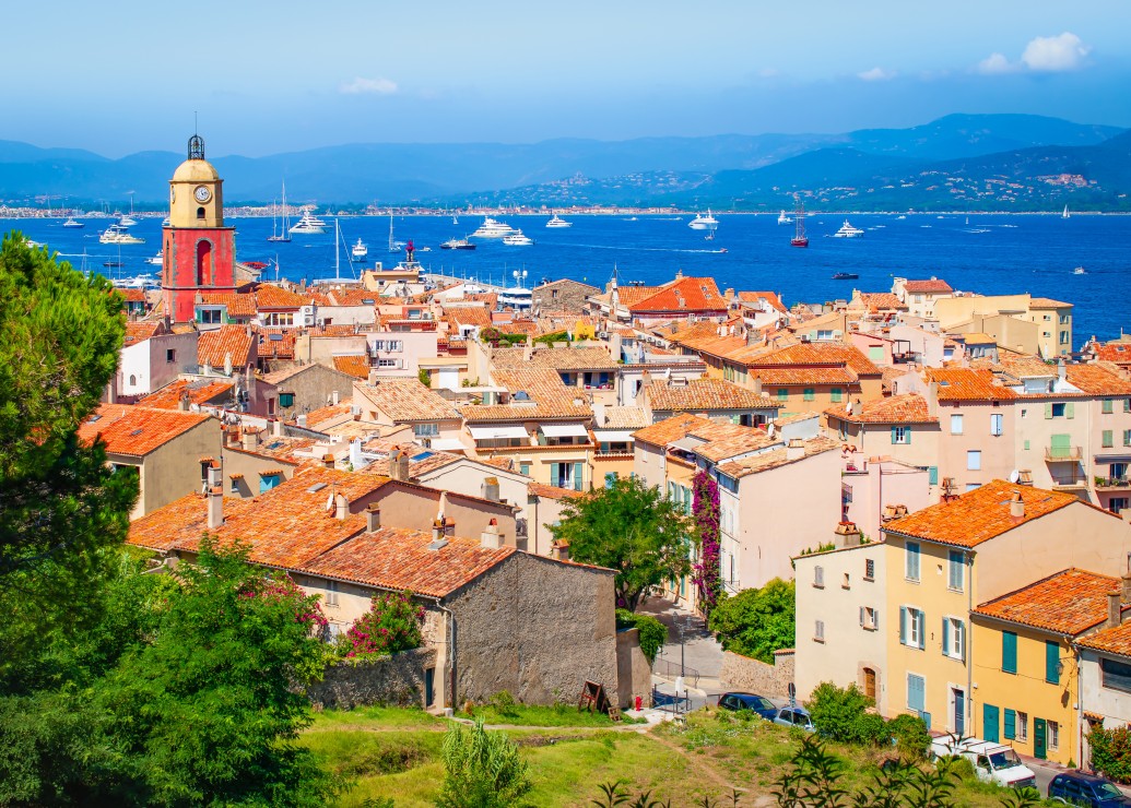 La Vieille Ville de St Tropez Bluebird puslespil 500 brikker
