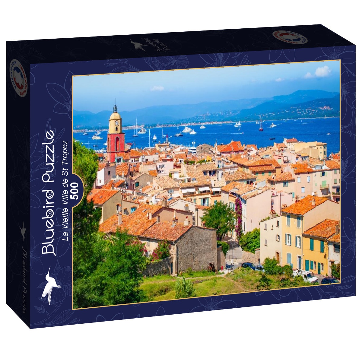 Alternative view of La Vieille Ville de St Tropez Puslespil 500 Brikker