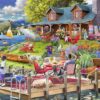 Lake View Cabin – Mountain Time – Bluebird Puslespil 500 Brikker