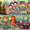 Matryoshka Dolls – Bluebird Puslespil 6000 Brikker