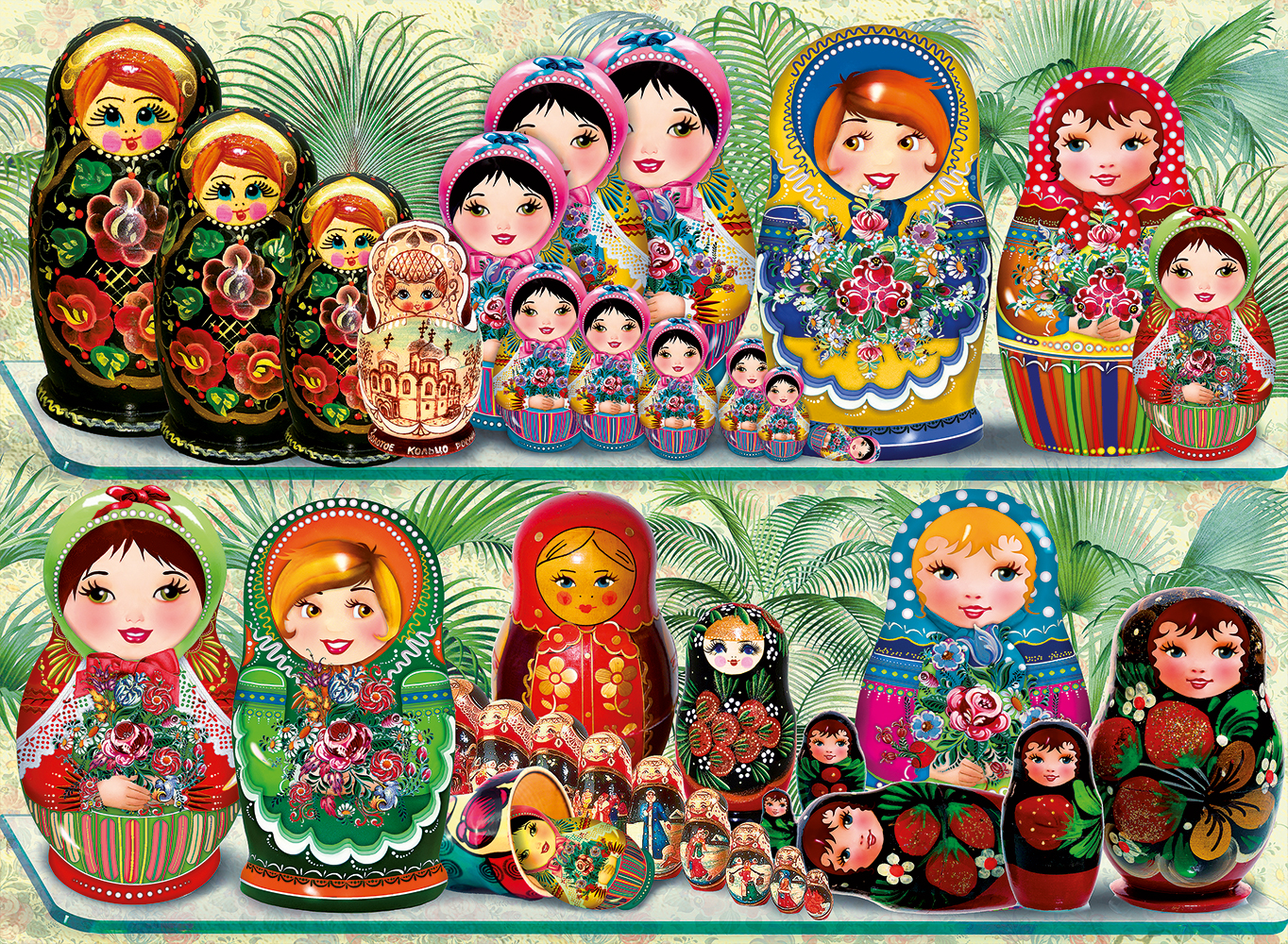 Matryoshka Dolls – Bluebird Puslespil 6000 Brikker