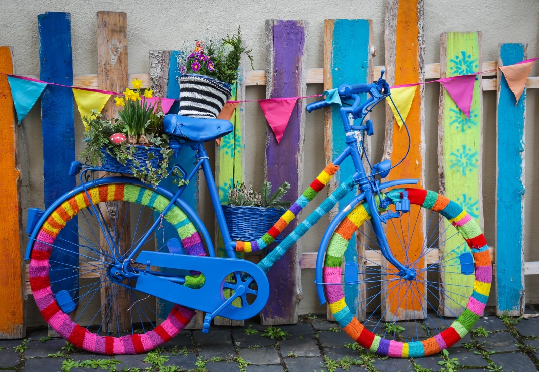 My Beautiful Colorful Bike – Bluebird Puslespil med 1000 Brikker