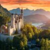 Neuschwanstein Castle – Bluebird Puslespil med 500 Brikker