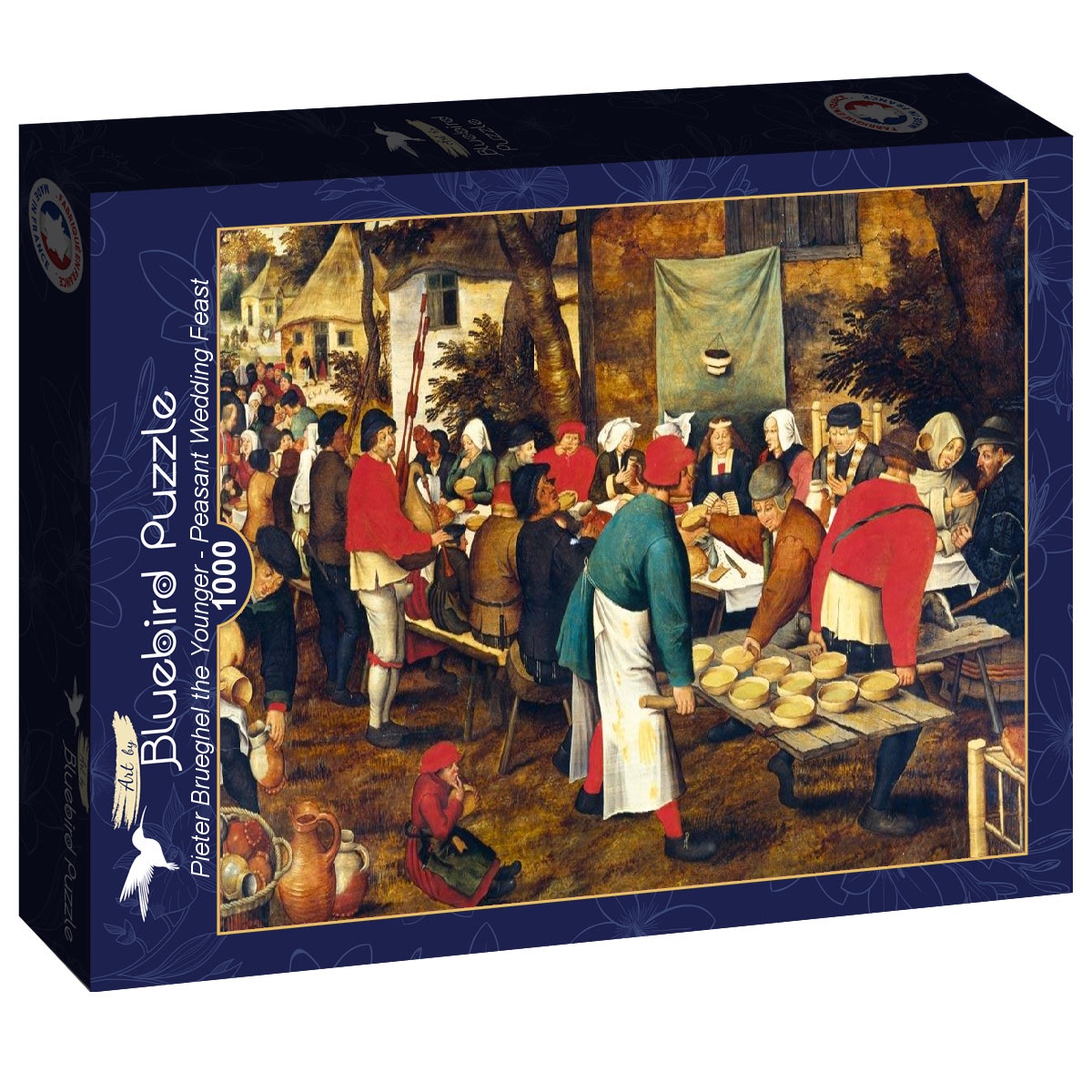 Alternative view of Peasant Wedding Feast Puslespil 1000 Brikker