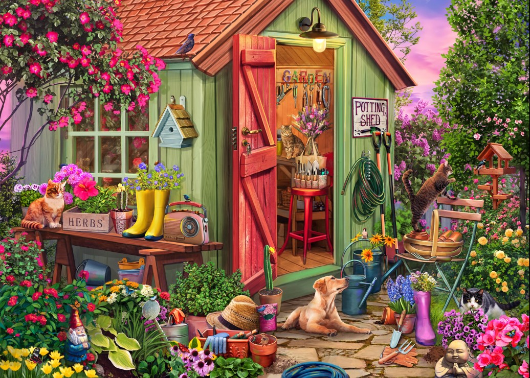 Potting Shed Puslespil 500 Brikker